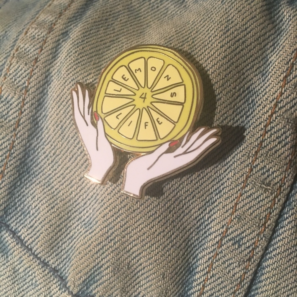 'LEMONS 4 LIFE' Enamel Pin